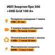 ИБП для котла Энергия Про 500 + Аккумулятор Grid 100 Ah 12 v (300Вт - 182мин) - ИБП и АКБ - ИБП для котлов - Магазин электрооборудования Проф-Электрик